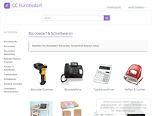 Tablet Screenshot of ccbuero.de